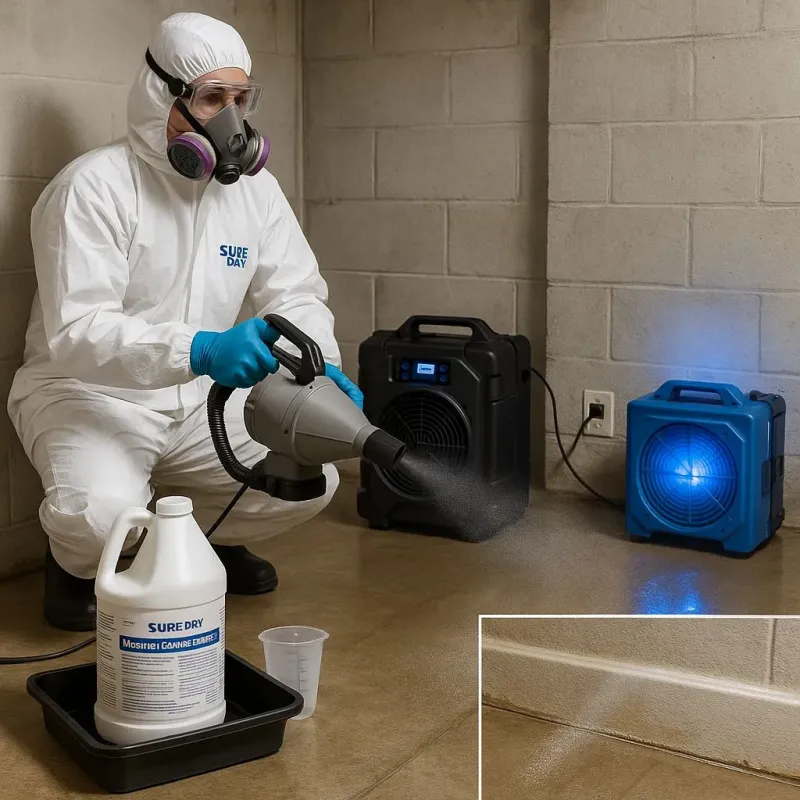 Sanitization and Odor Removal process in North Bel Air, MD